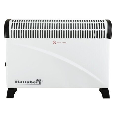 Convector electric Hausberg HB-8201, 2000 W, 3 nivele de putere, termostat reglabil, functie turbo